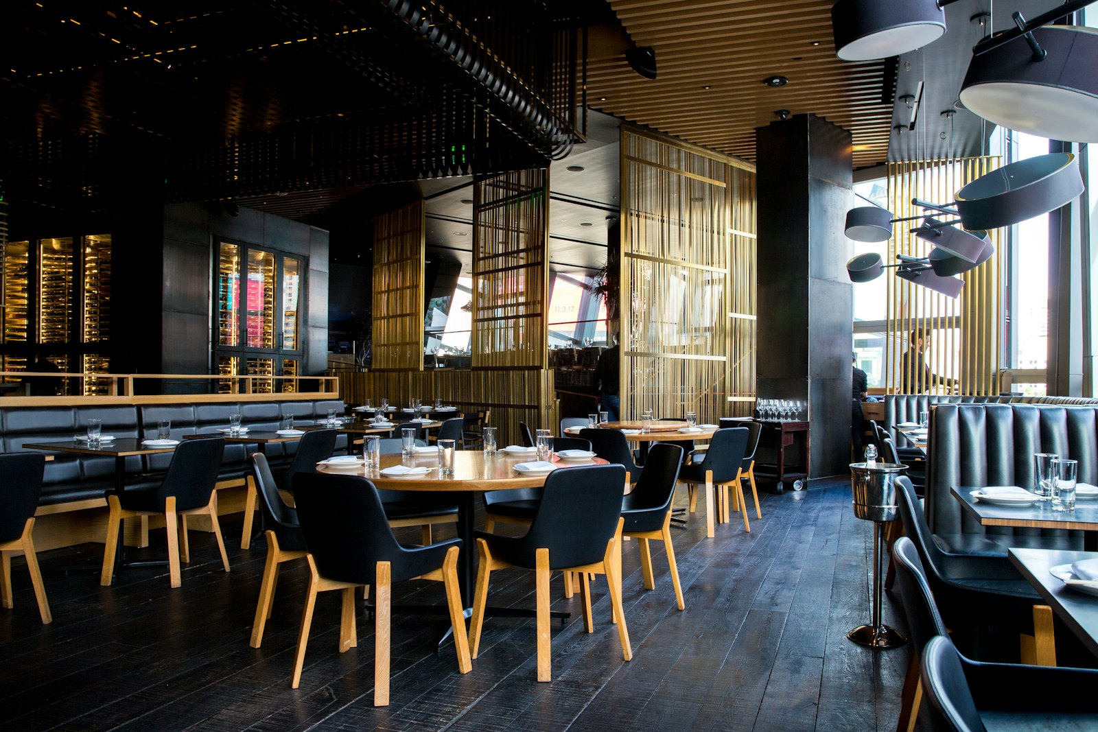 Restaurant dining area representing hospitality clients